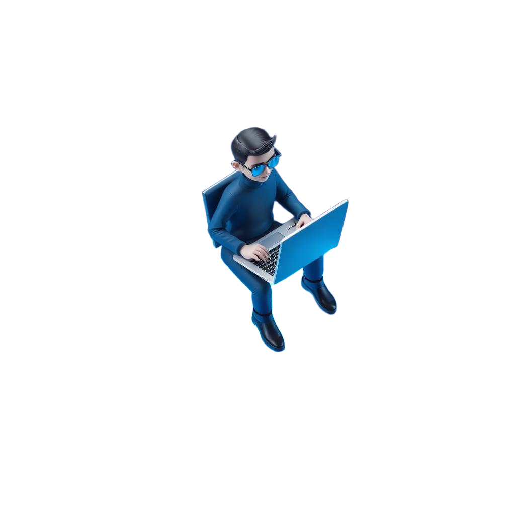 Desenvolvedor com laptop